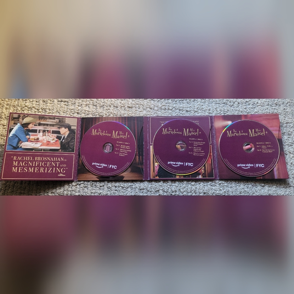 The Marvelous Mrs. Maisel Season Four DVD Three Disc Set - Picture 5 of 6